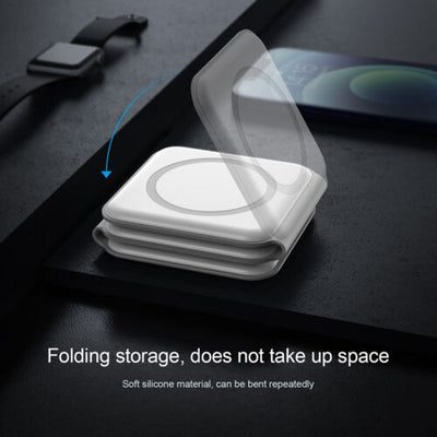 3 in 1 15W Magnetic Wireless Charger Mat Pad